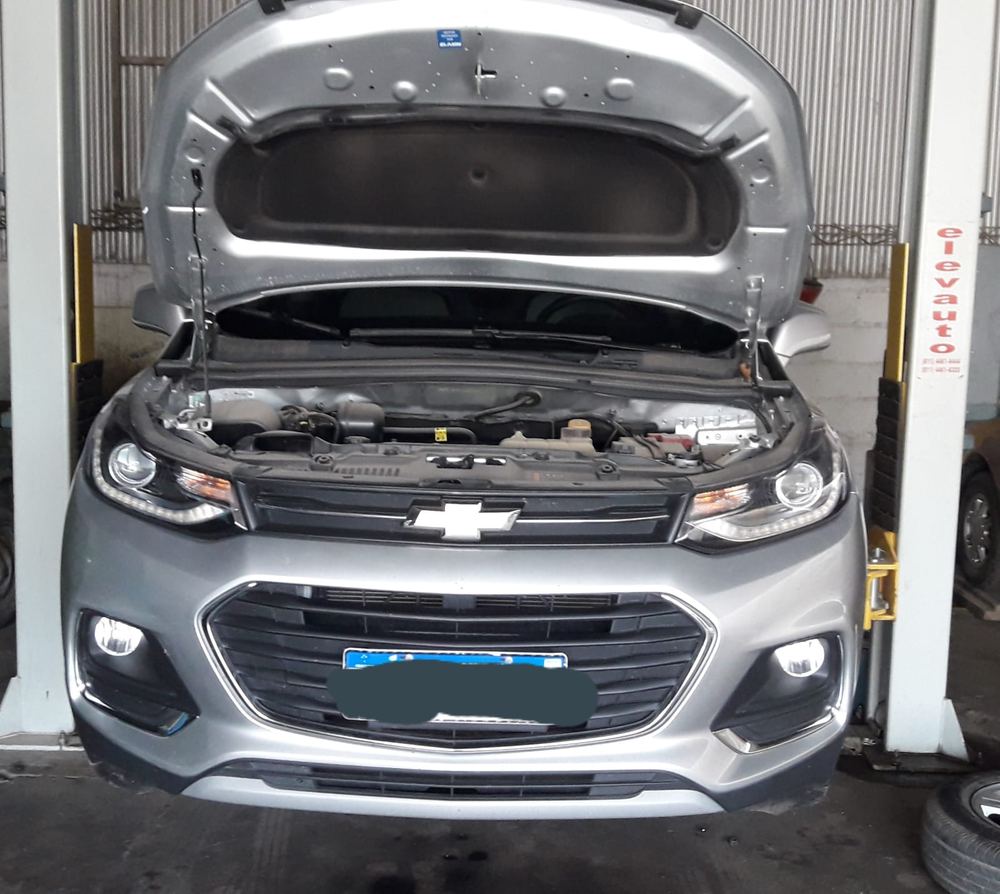 Chevrolet Tracker en el taller